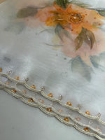 Glass organza Saree/5410