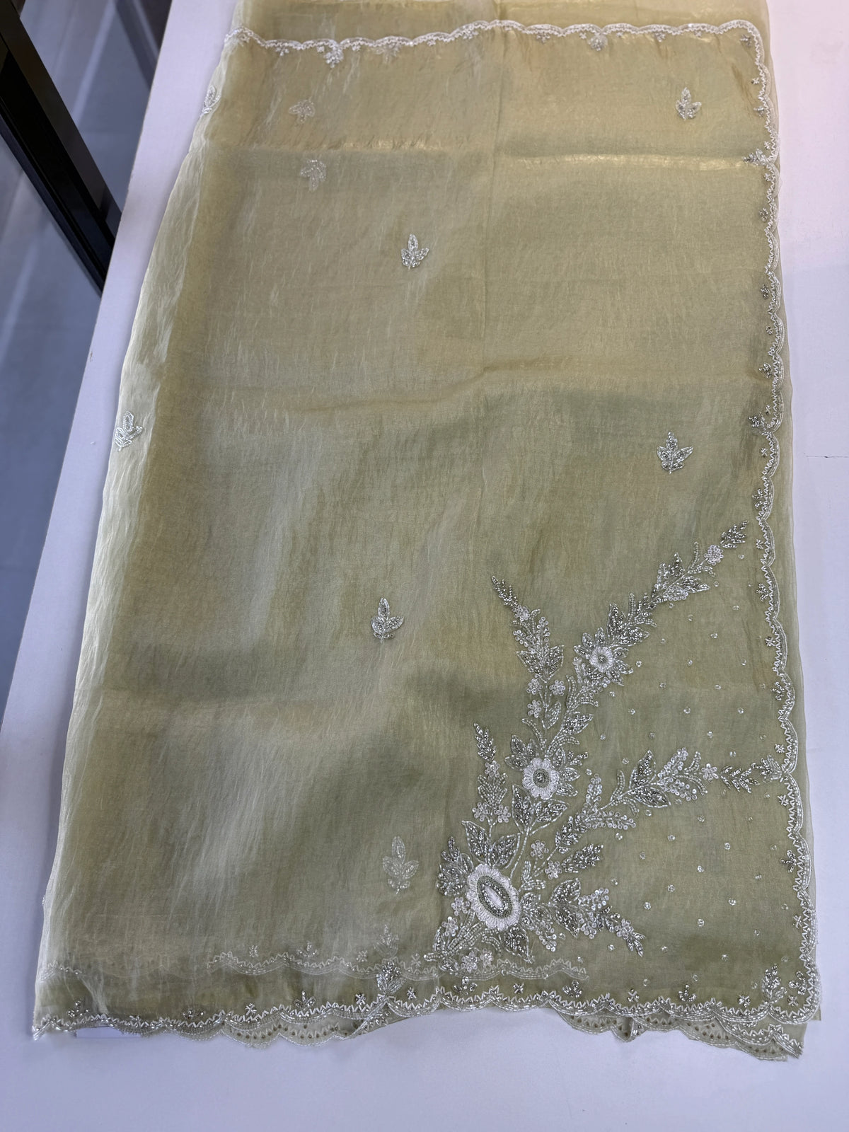 Korean Organza Saree/HW402