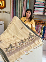 Linen Tissue Saree/ 1671