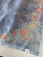 Glass Organza Saree/4435