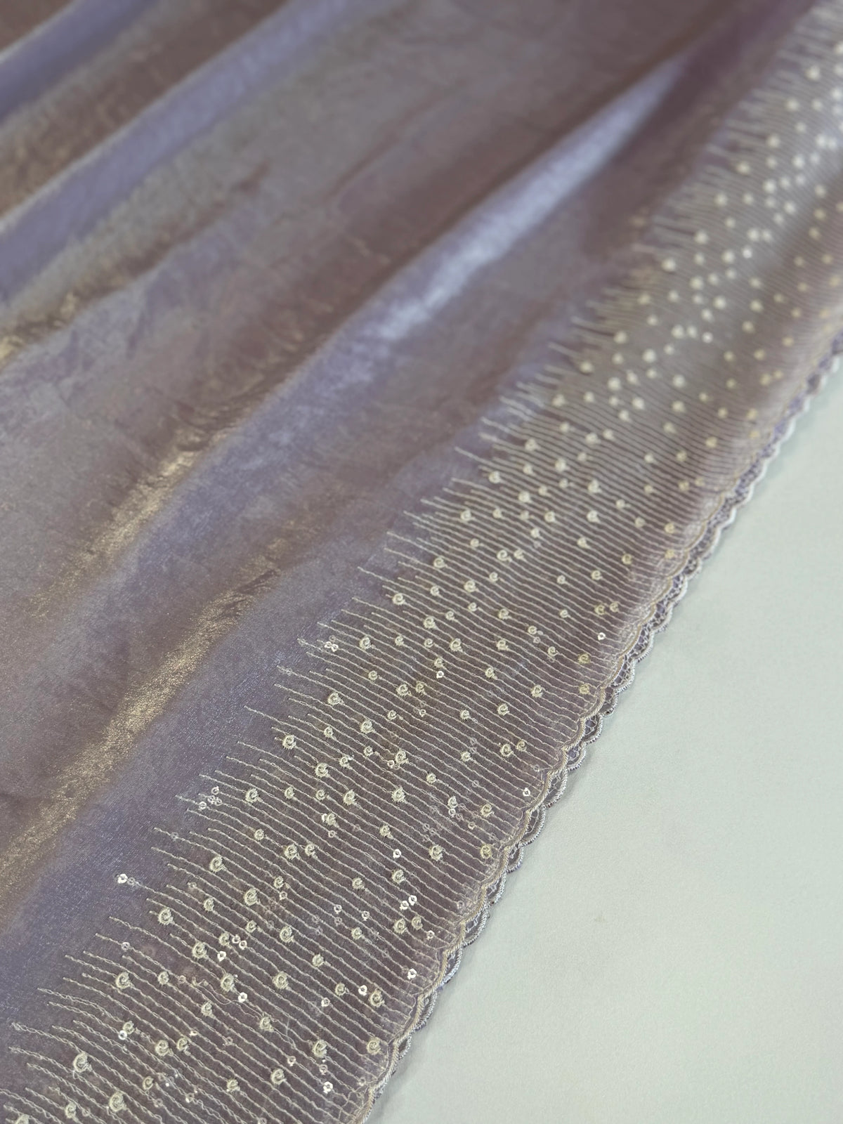 Satin organza saree/ 5509