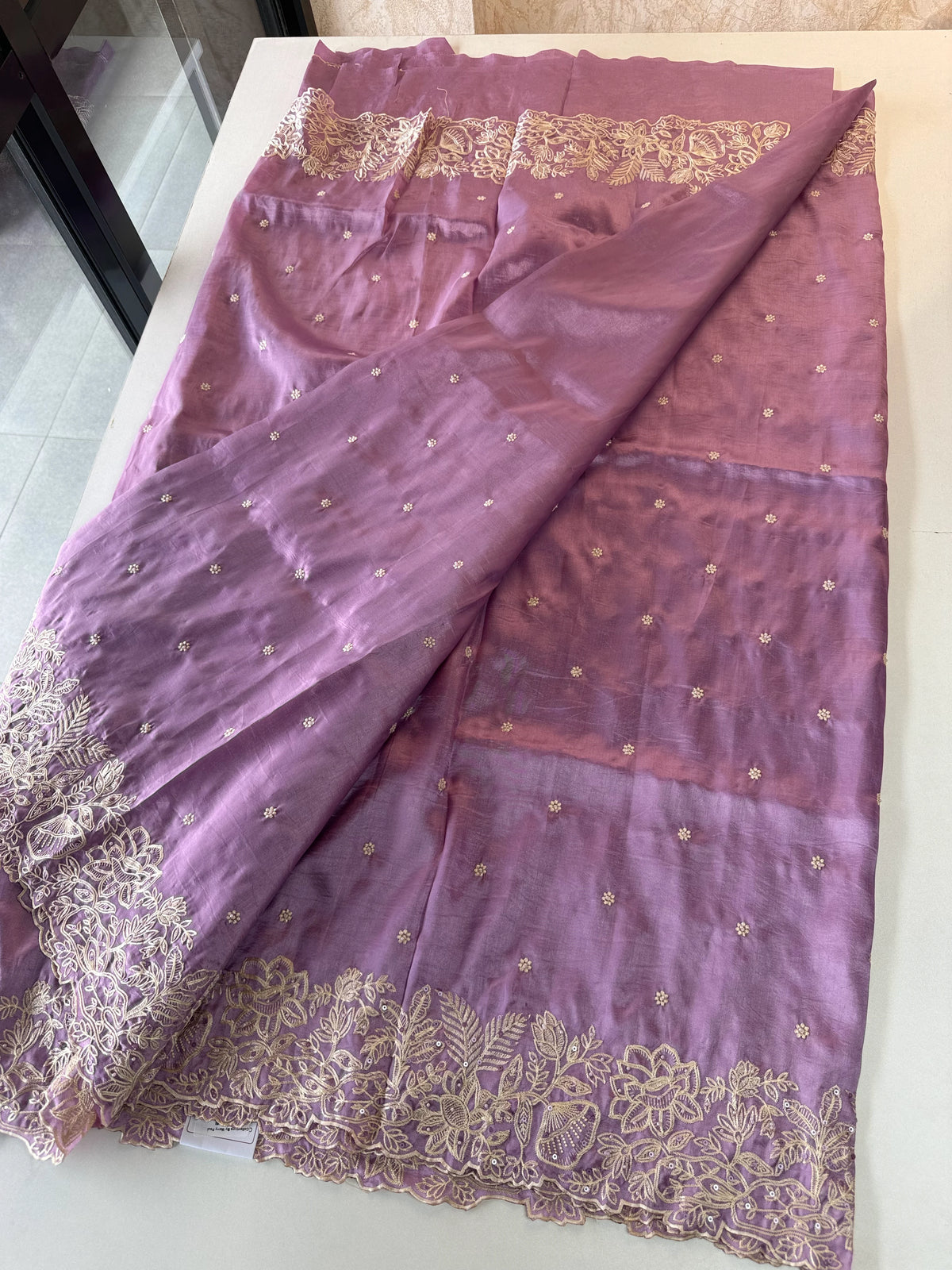 Satin Organza Saree/S114