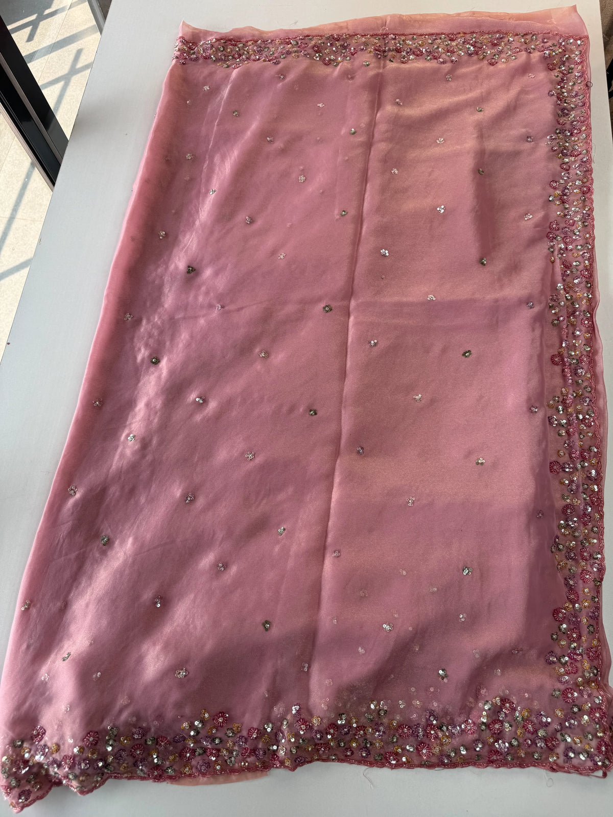 Shimmer Georgette Saree/J3577