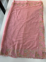 Georgette Saree/ CW325