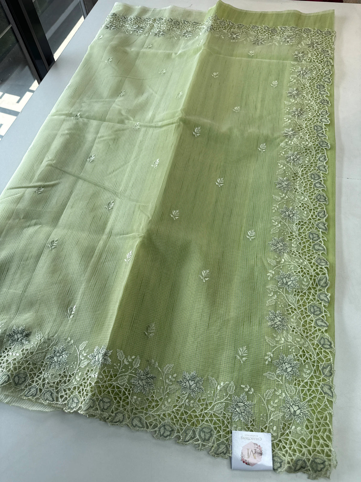 Net kotta Saree(leaf)/ 133EFS