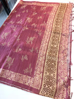 Soft semi Tussar saree/ D521