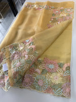 Glass organza Saree/ 155G