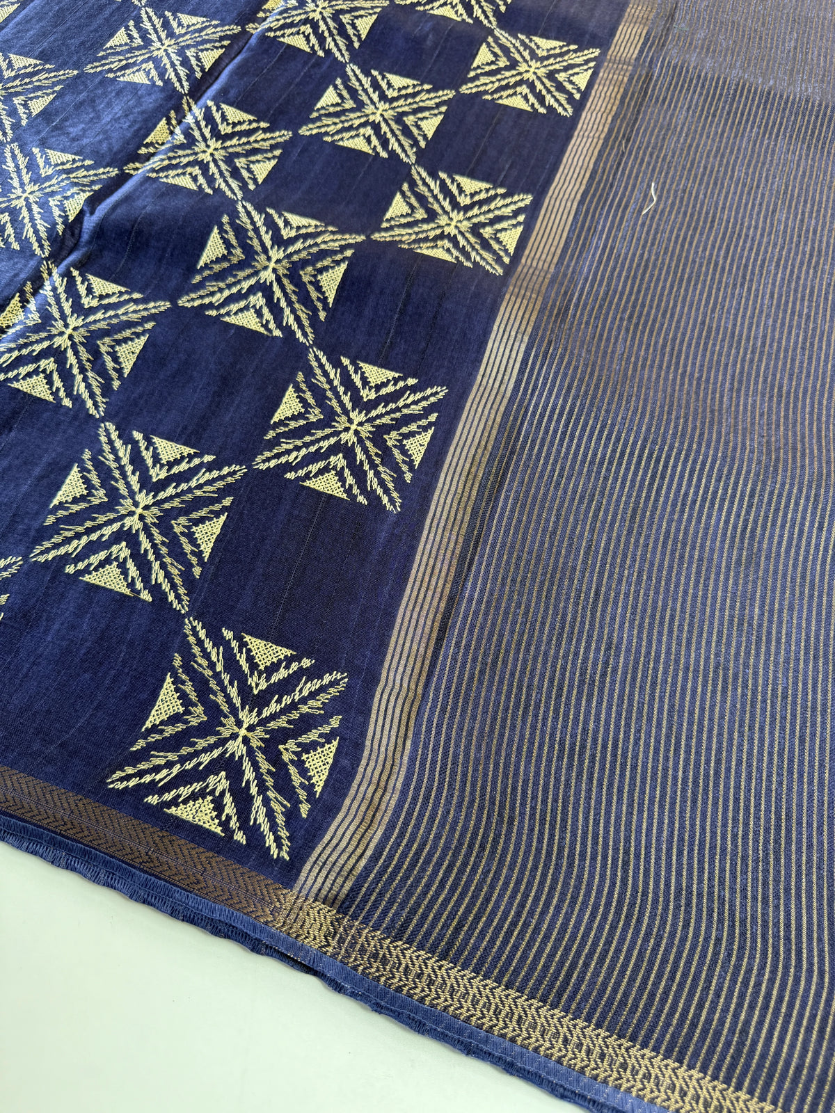 Soft semi Tussar saree/D236