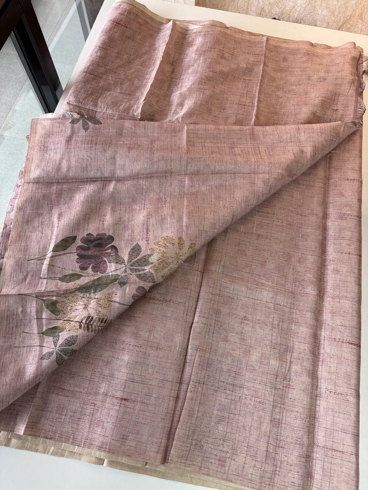 Semi silk saree / S1212