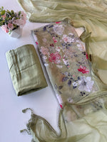 Georgette unstitched salwar set /U4144