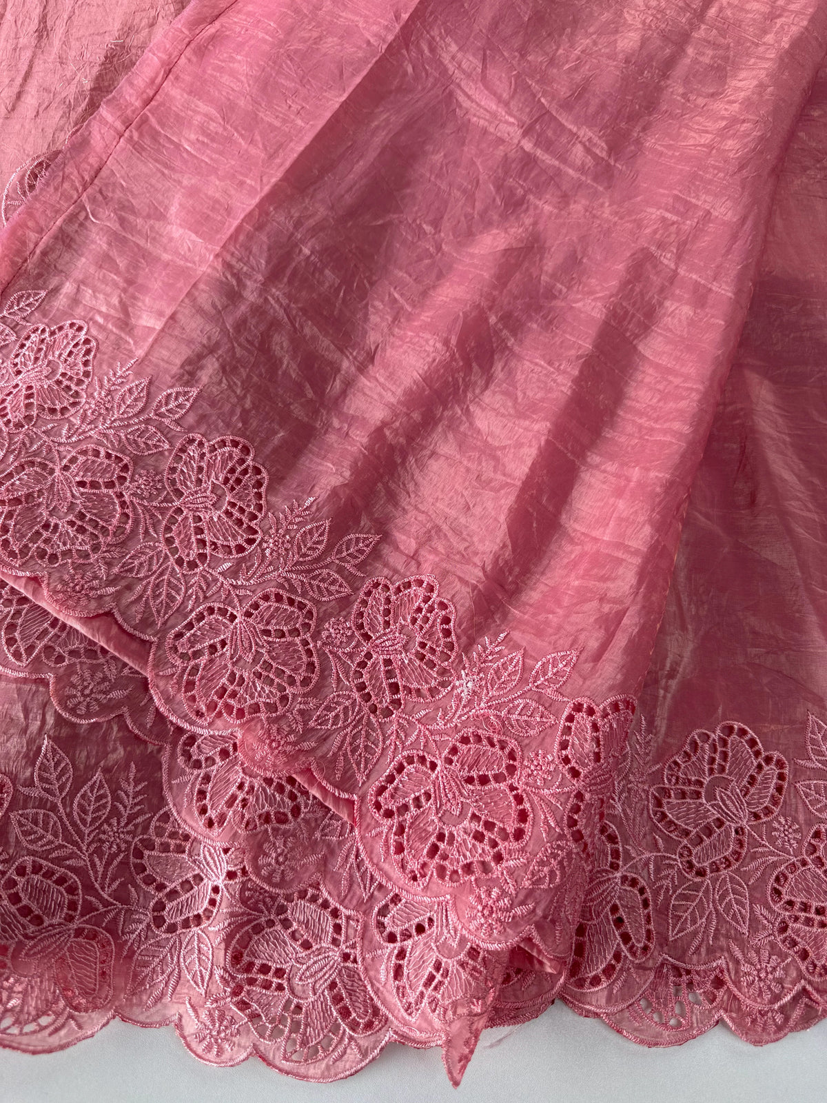Crushed Organza Saree/ PN562