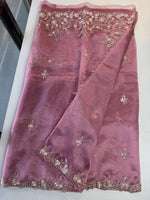 Glass organza Saree/AP810
