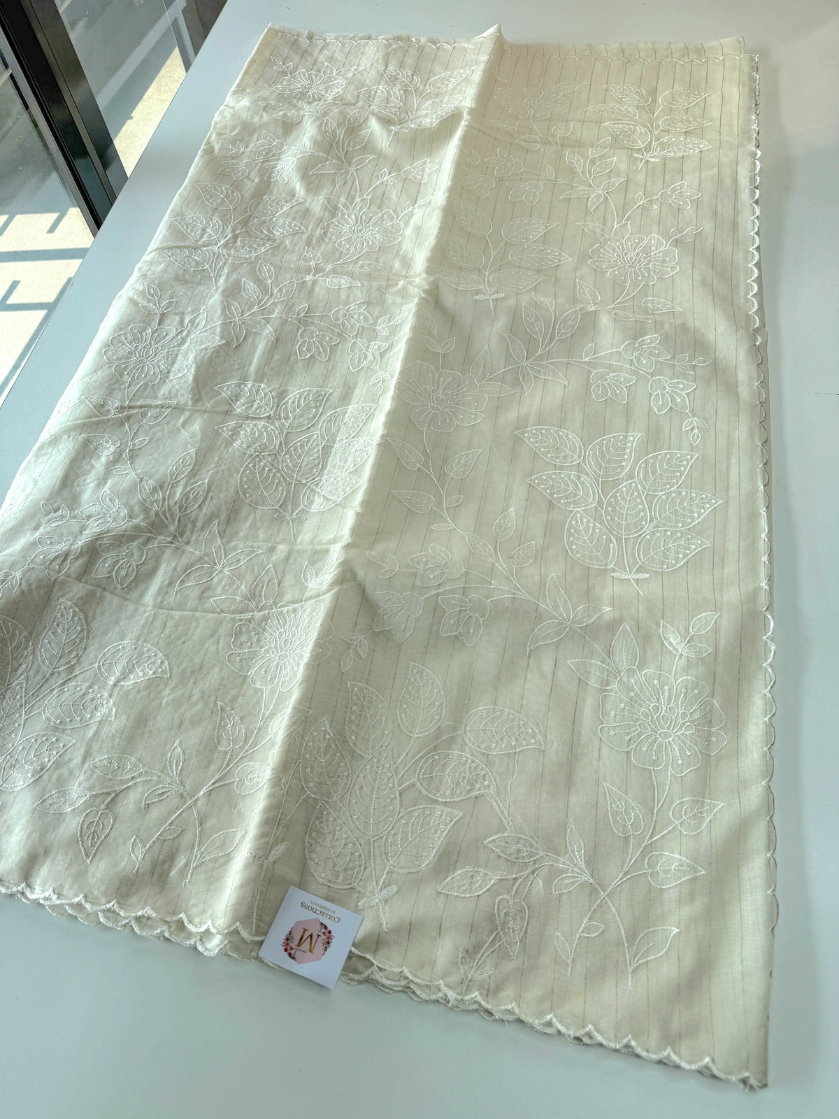 Chanderi cotton saree/ 114EFS