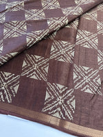 Soft semi Tussar saree/D236