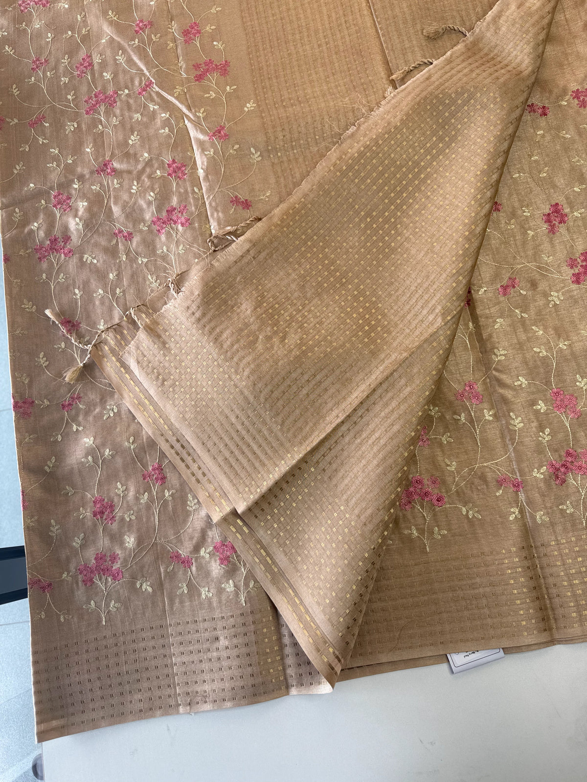 Soft semi Tussar silk saree / MD369