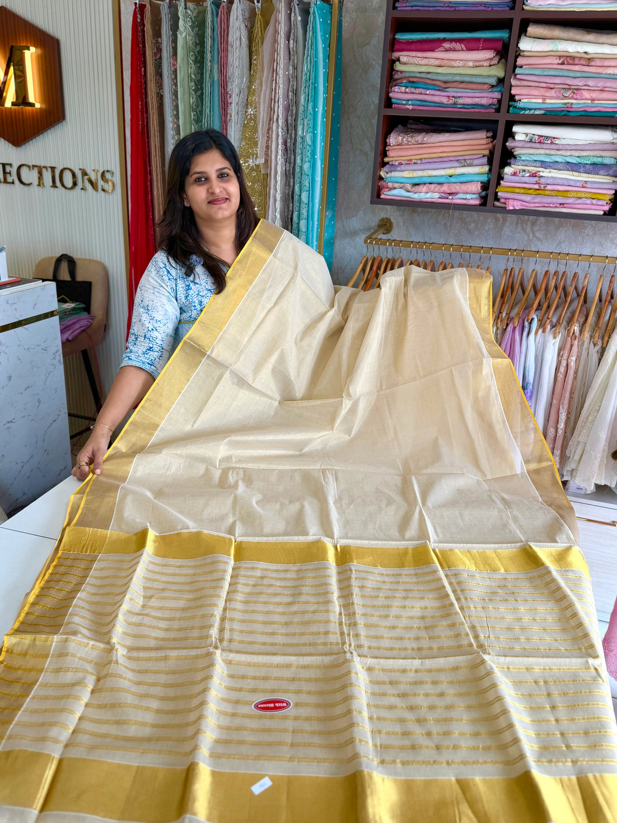 Onam tissue saree/ MN7756