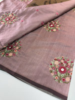 Chanderi blended saree/ KK35
