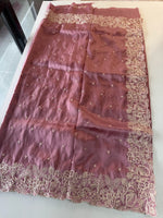 Satin Organza Saree/S114