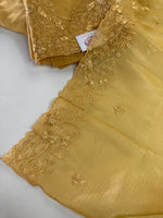 Crushed crape unstitched salwar set / US1302