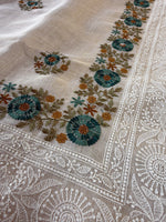 Tissue linen blended Saree/564B