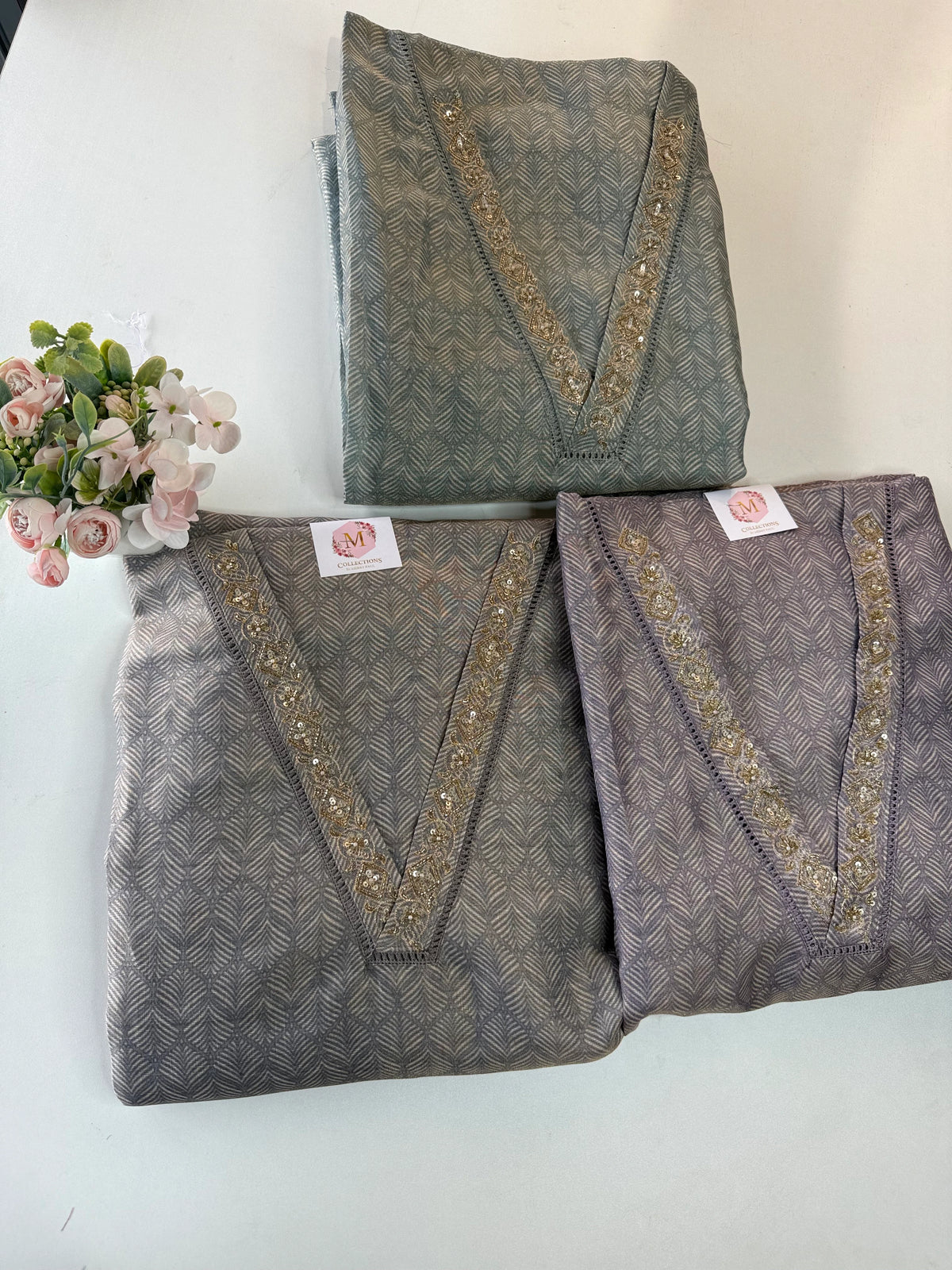 Chnaderi Tissue blend salwar set /U5104