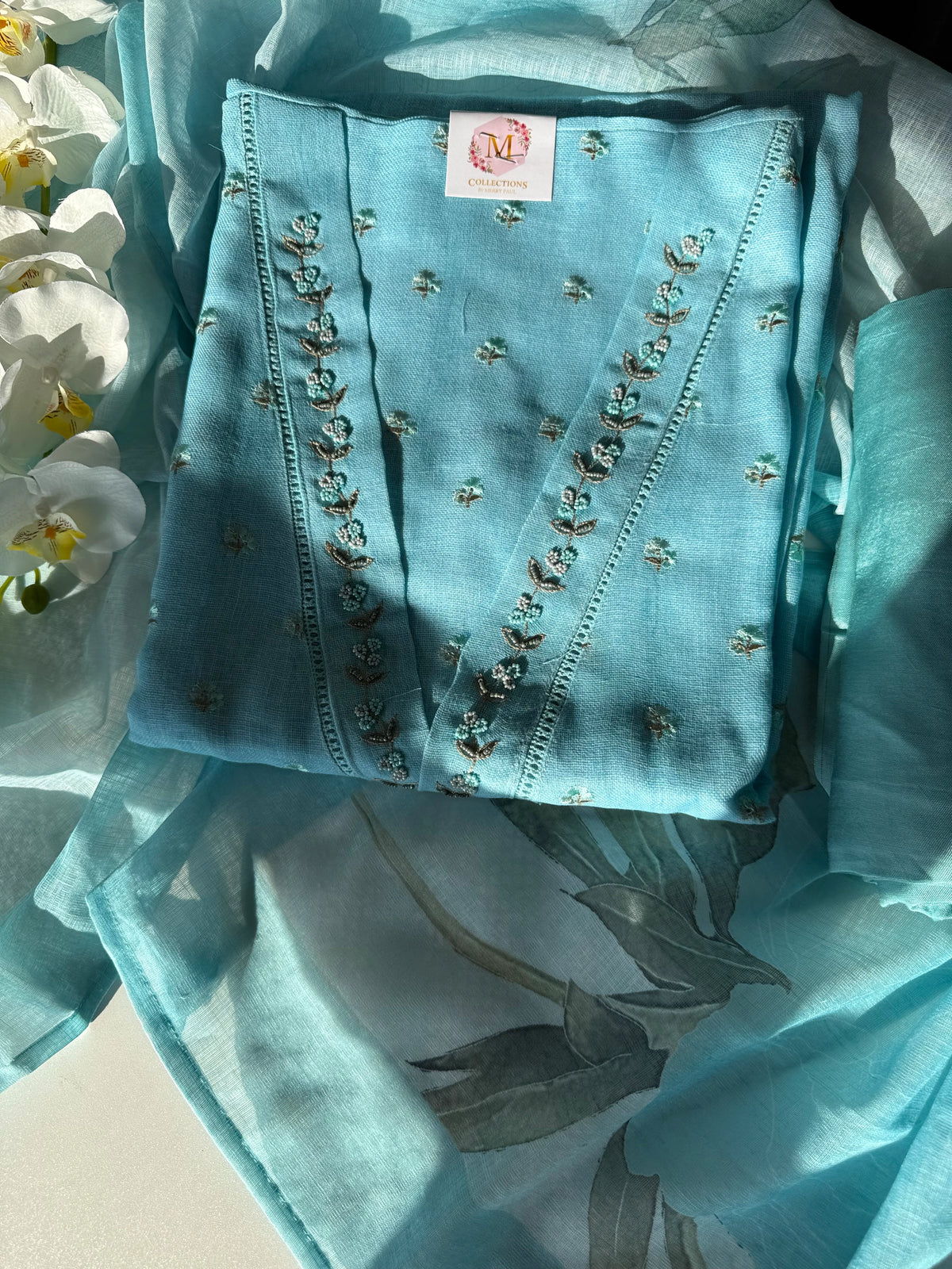 Linen salwar set /U5011