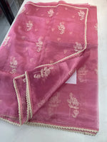 Glass Organza Saree/ CW666