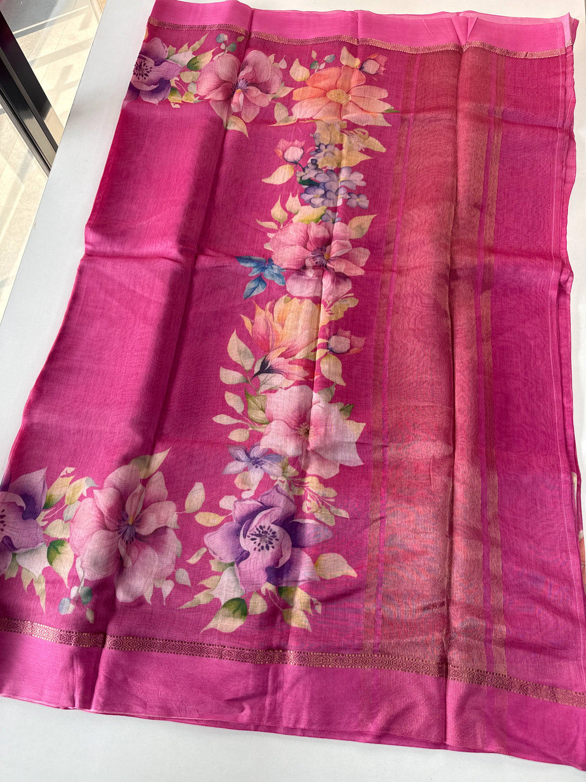Pure Chanderi Silk Saree/05712