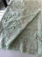 Organza foil blended Saree/ CW866