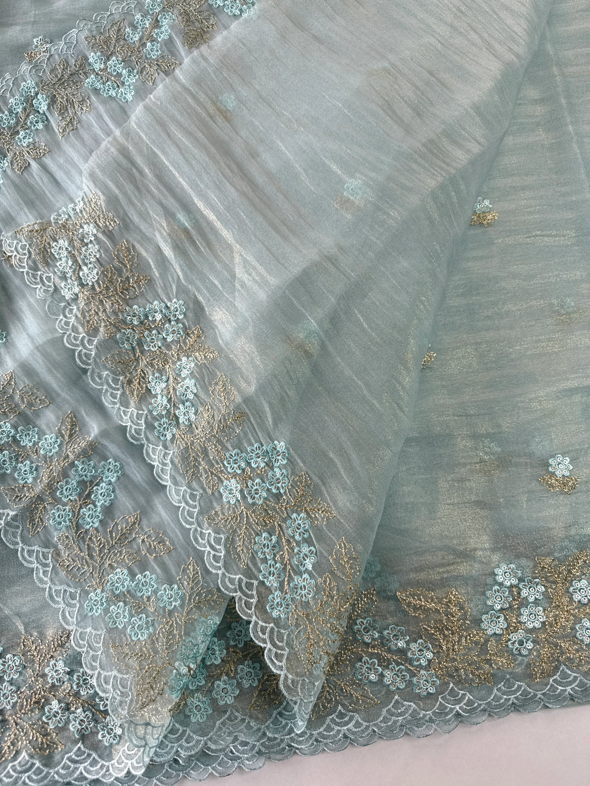 Organza blended saree/ BL924