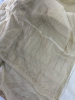 Crushed organza saree/HW344