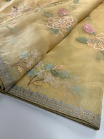 Glass Organza Saree/ 155L