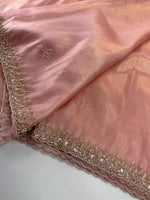 Tissue Organza party wear saree/PE92
