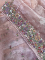 Glass Organza Saree/ WP967