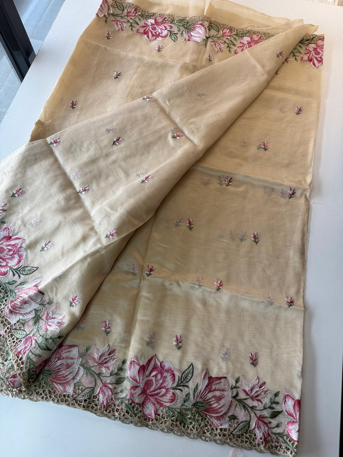 Chanderi Tissue Saree/SC467E