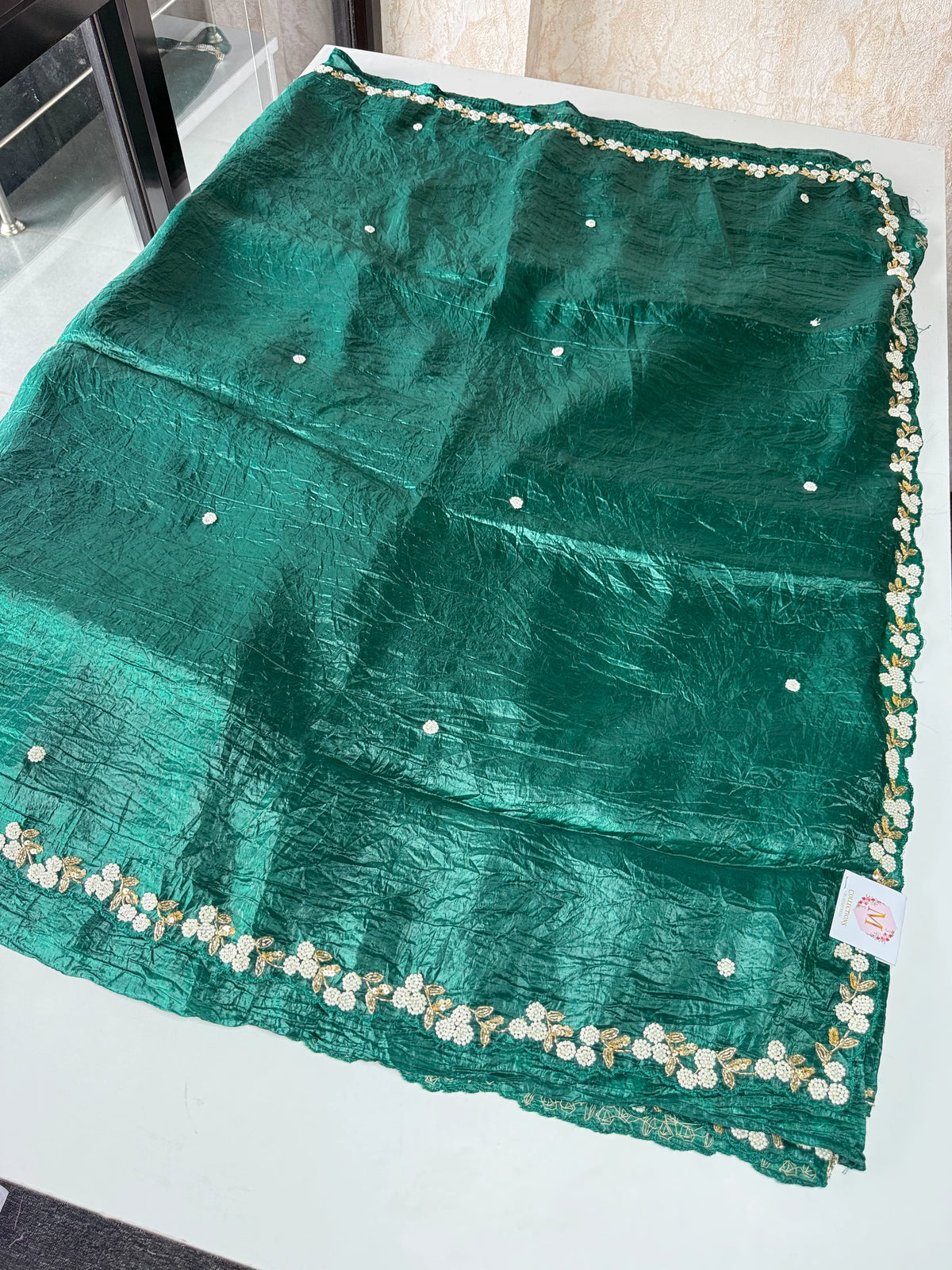 Crushed Organza Saree/AP2947