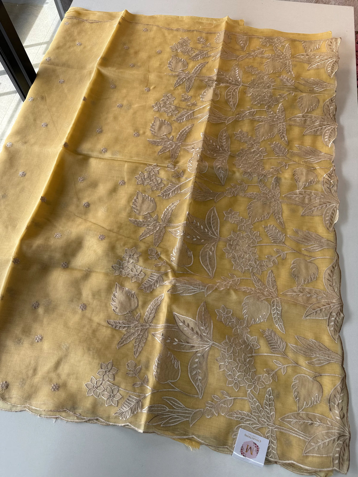 Chanderi Tissue Blend saree/ RF54