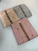 Linen cotton unstitched salwar set / NC256(A)