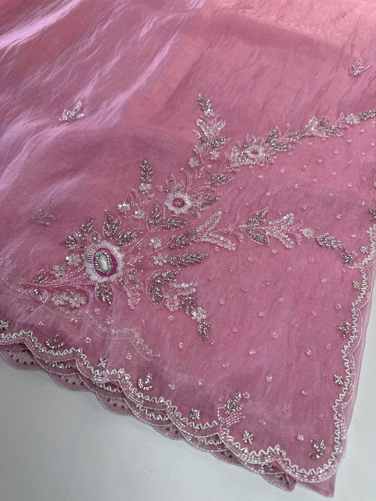 Korean Organza Saree/HW402