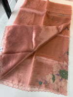 Glass Organza Saree/4435