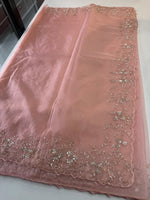 Soft organza party wear Saree/ HW115