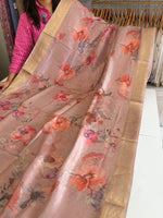 Flowy tissue saree / 229