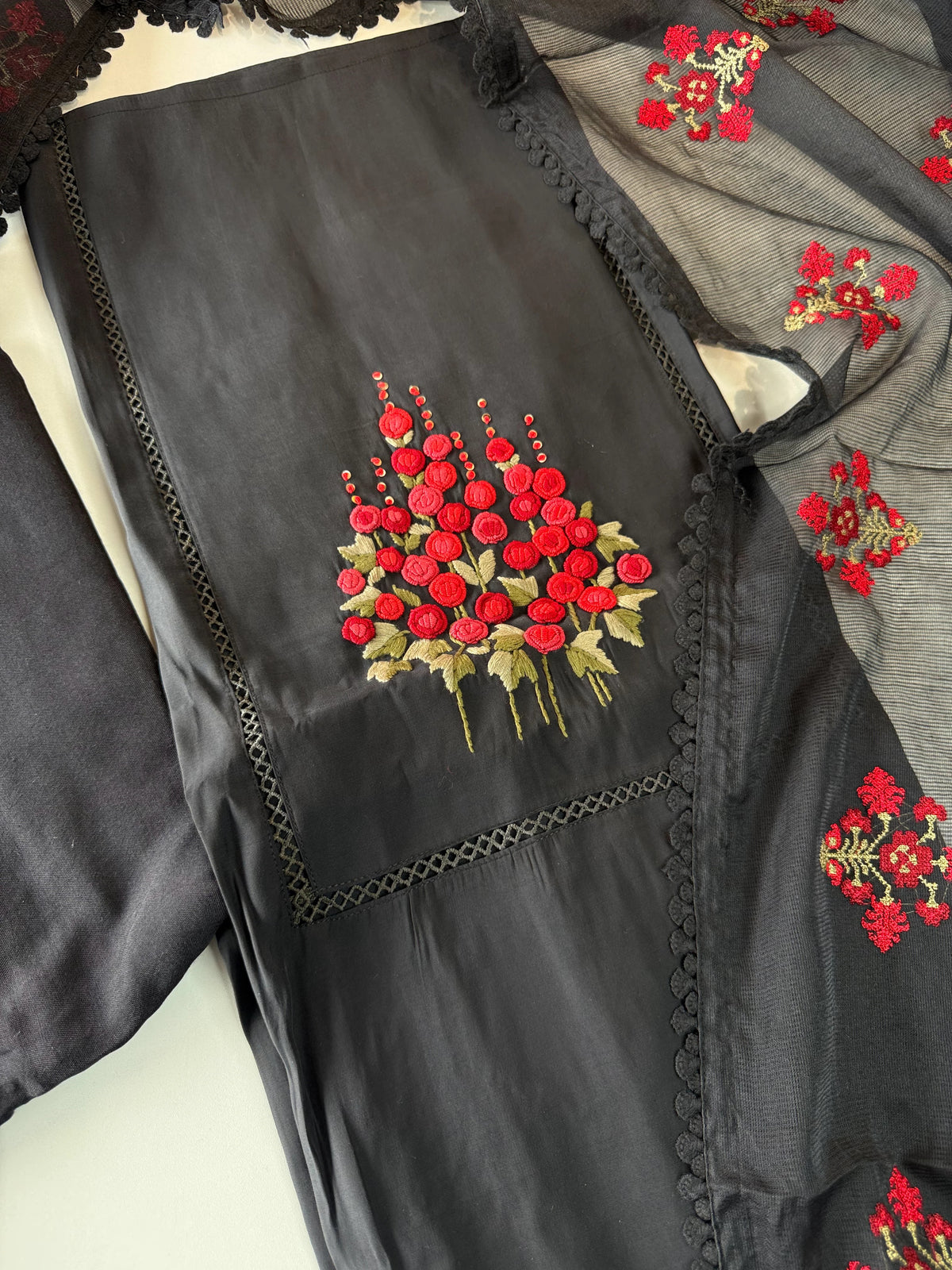 Mal Chanderi salwar set /2052