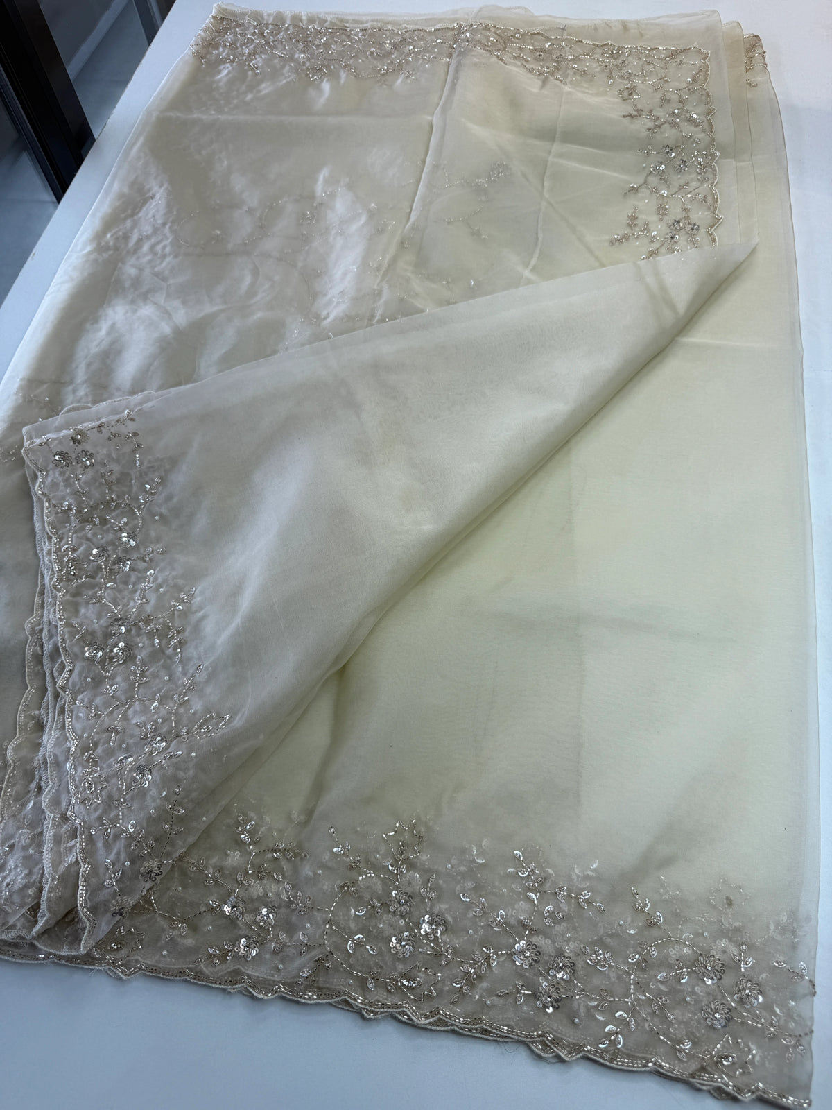 Soft organza party wear Saree/ HW115