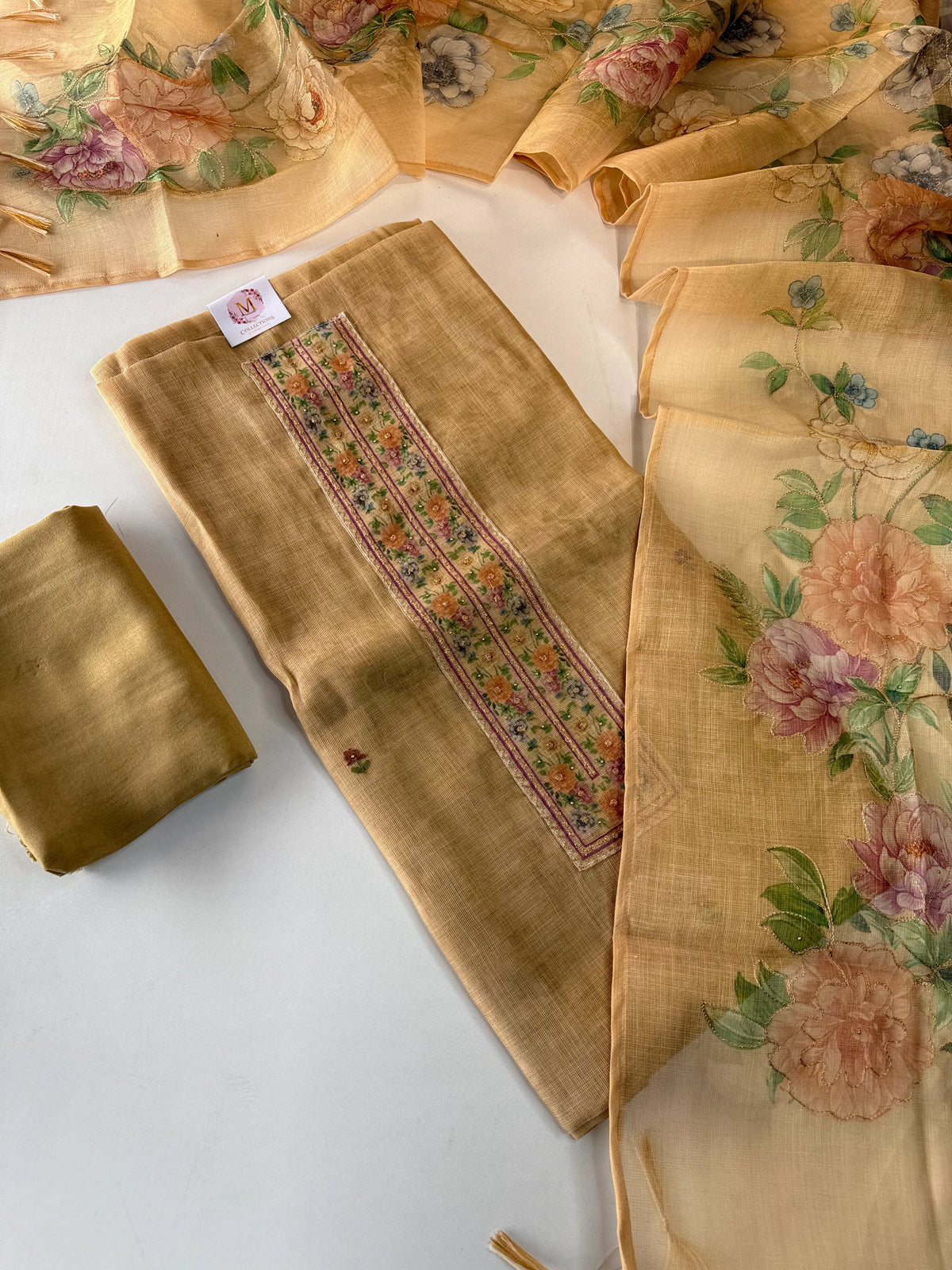 Tissue line salwar set /SU955