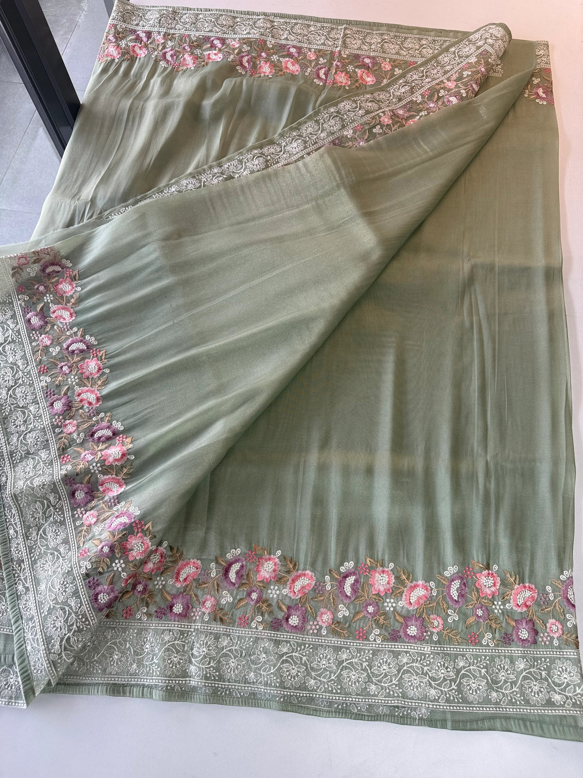 Tissue Organza Saree/ CK1670