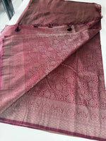 Soft Georgette Banarasi weaved saree/ AY101