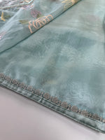 Glass Organza Saree/ 155L