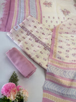 Linen cotton unstitched salwar set / NC302