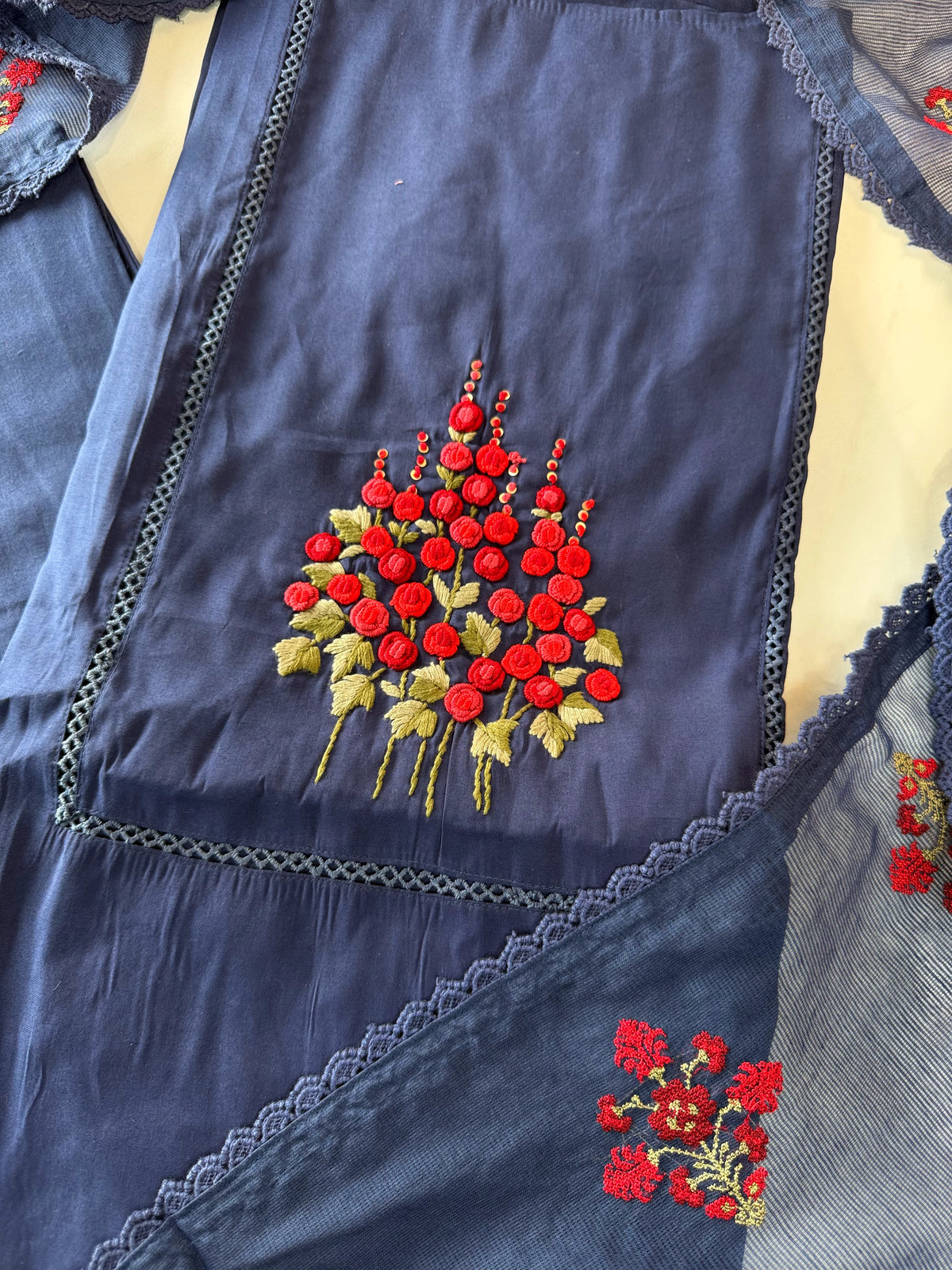 Mal Chanderi salwar set /2052